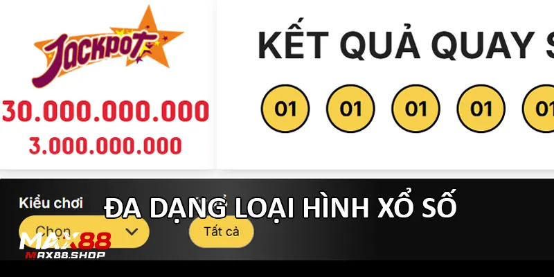 da dang loai hinh xo so Đa dạng loại hình xổ số