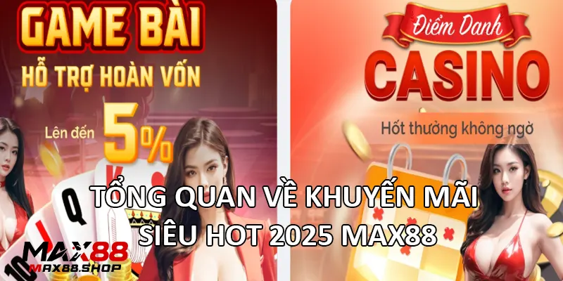 tong quan ve khuyen mai sieu hot 2025 max88 Tổng quan về khuyến mãi siêu hot 2025 Max88